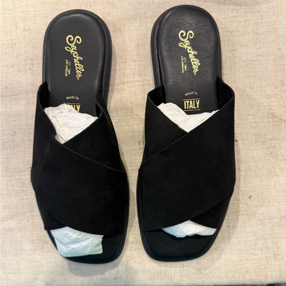 Seychelles Women's Black Slide Sandals - Picture 4 of 5